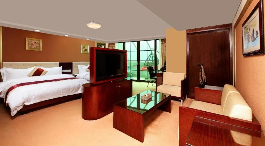 Bed in New World Hotel