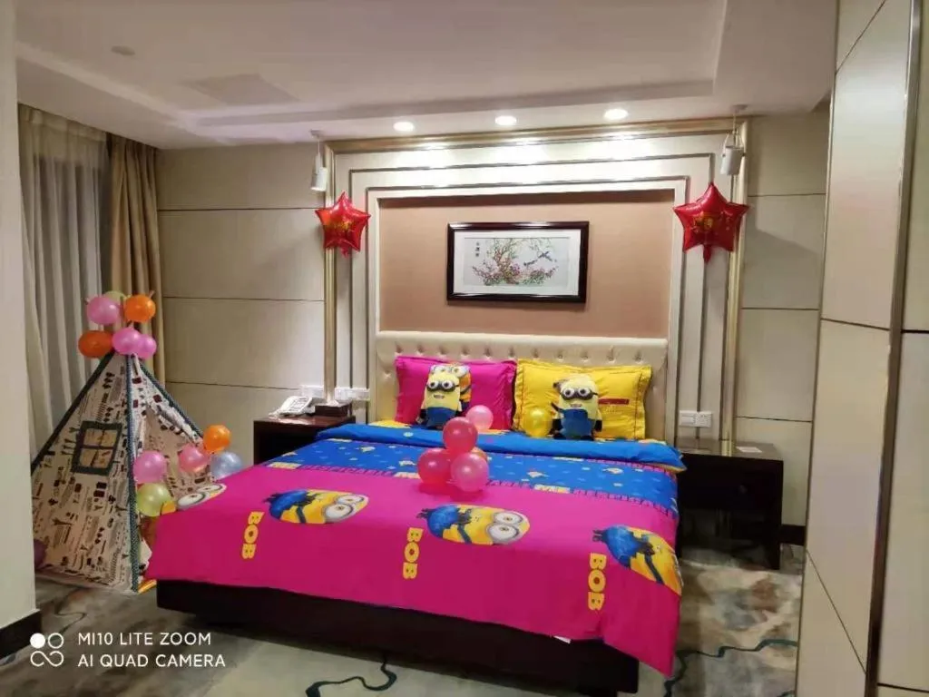 Bed in New World Hotel