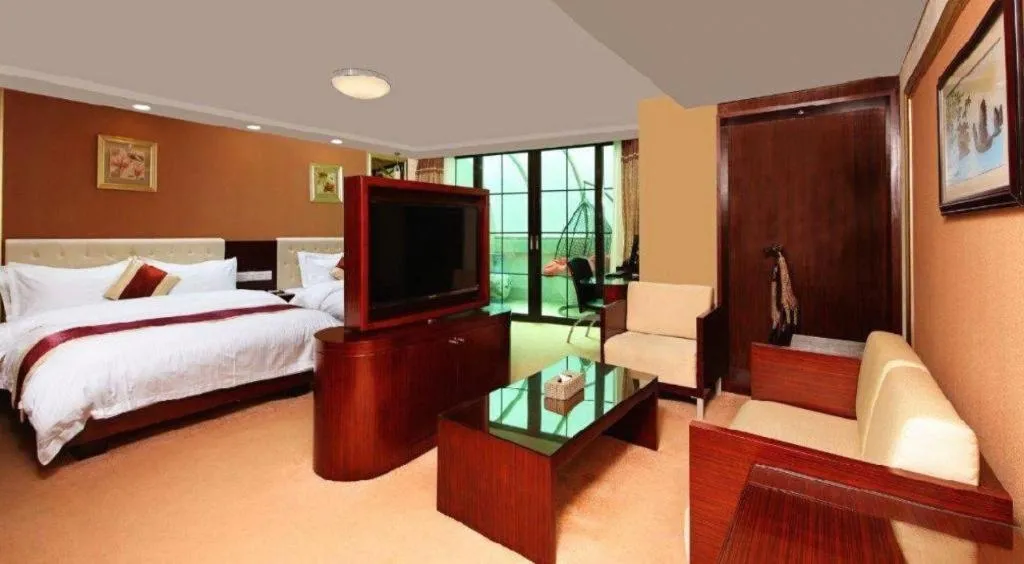 Bed in New World Hotel