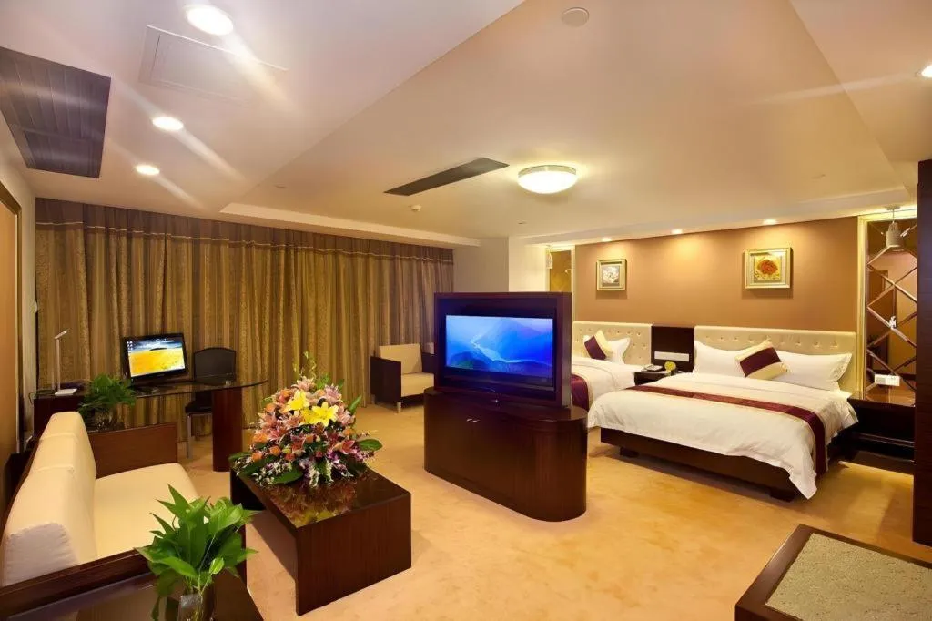 Bed in New World Hotel