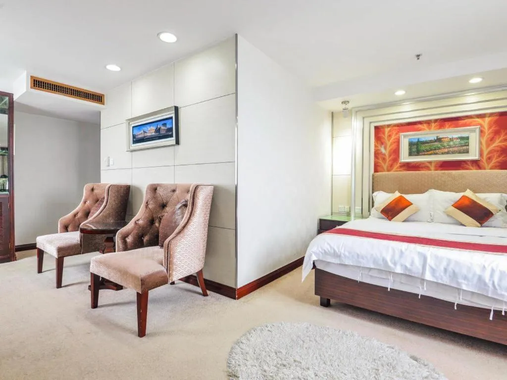 Bed in New World Hotel