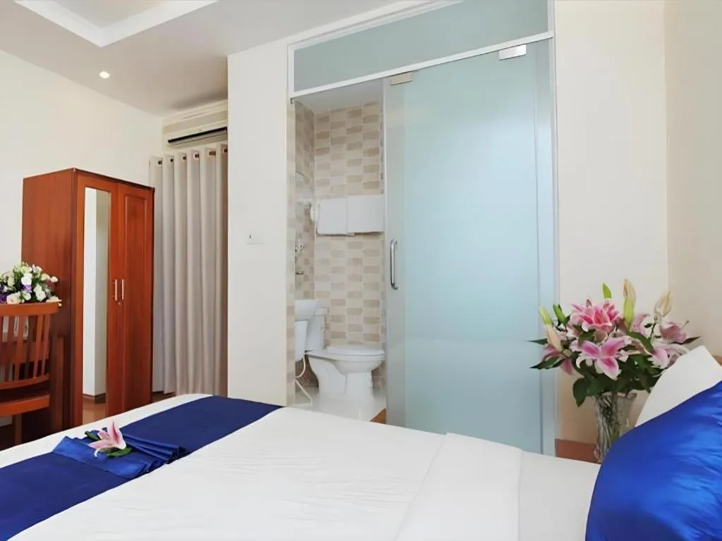 Bed in Blue River Hotel