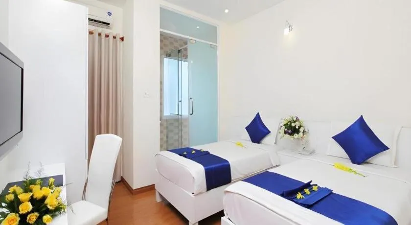 Bed in Blue River Hotel