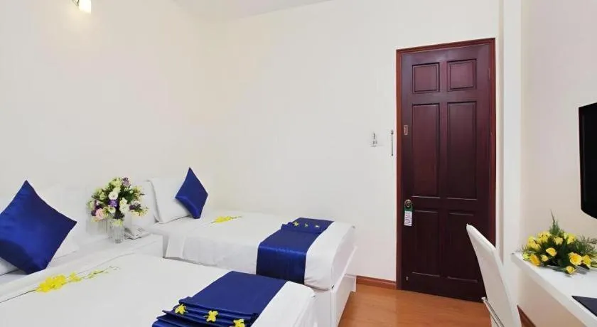 Bed in Blue River Hotel