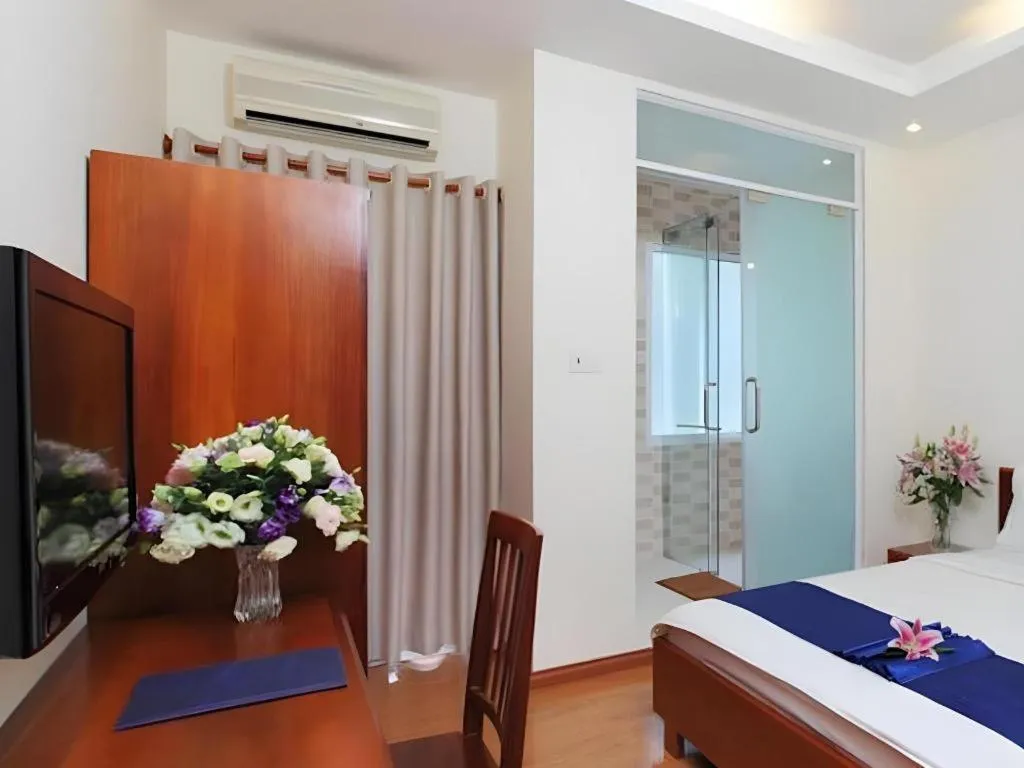 Bed in Blue River Hotel