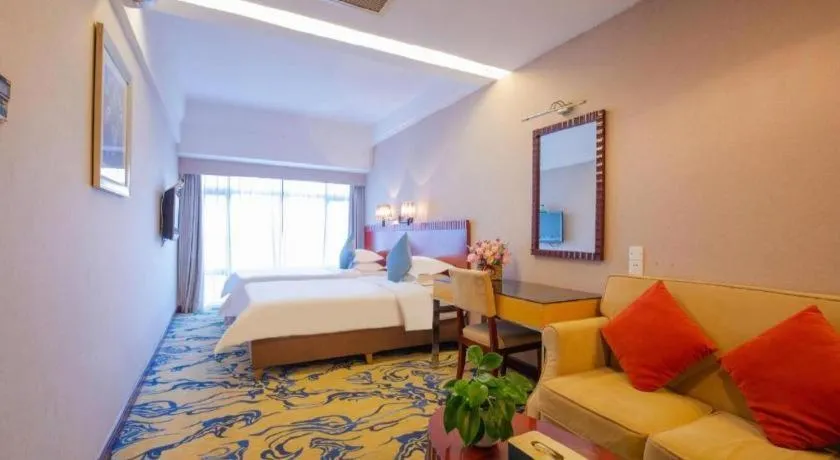 Bed in Silver Art Hotel