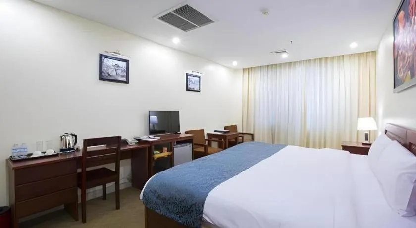 Bed in Vientiane Plaza Hotel
