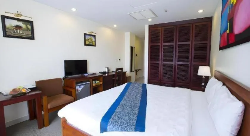 Bed in Vientiane Plaza Hotel