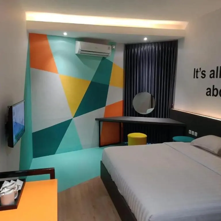 Bed in Alexander Hotel Tegal