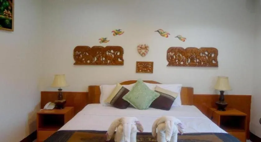 Bed in Ngamta Hotel