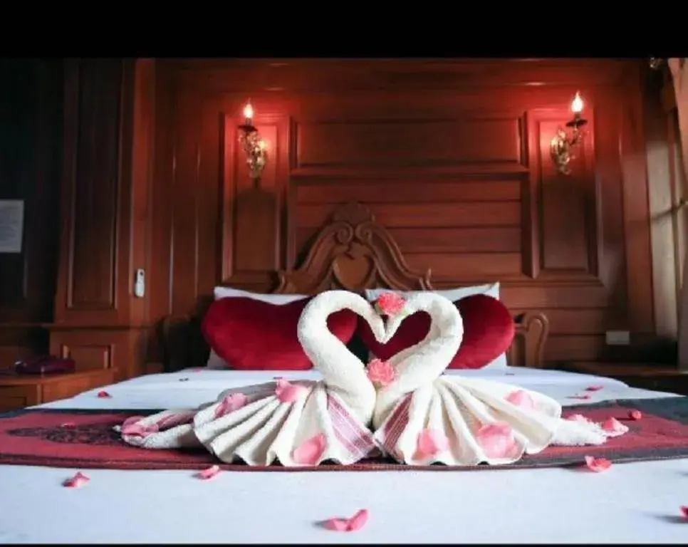 Bed in Ngamta Hotel Bed in Ngamta Hotel