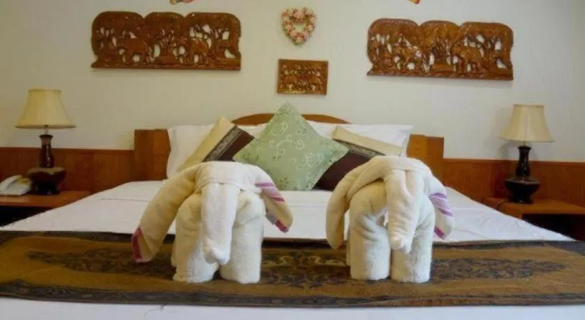 Bed in Ngamta Hotel