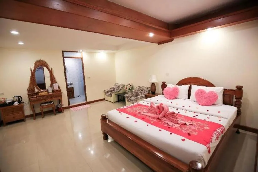 Bed in Ngamta Hotel