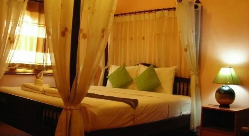 Bed in Ngamta Hotel