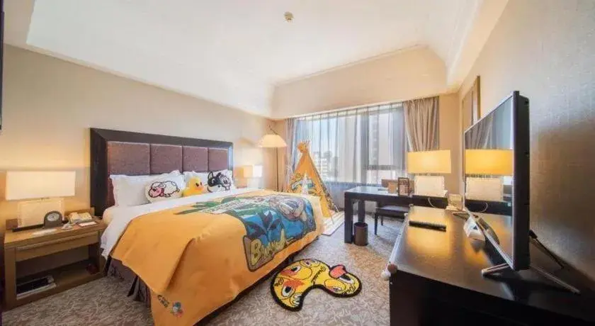 Bed in Shenyang Haiyun Jinjiang International Hotel Bed in Shenyang Haiyun Jinjiang International Hotel