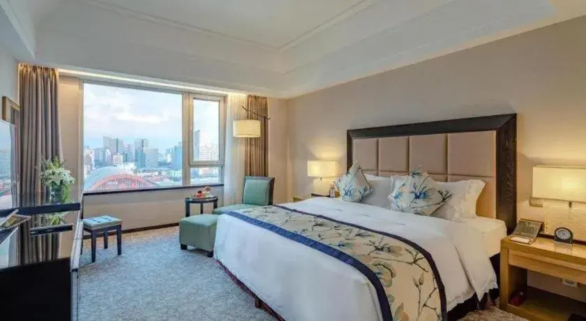 Bed in Shenyang Haiyun Jinjiang International Hotel Bed in Shenyang Haiyun Jinjiang International Hotel