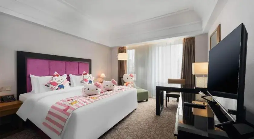 Bed in Shenyang Haiyun Jinjiang International Hotel Bed in Shenyang Haiyun Jinjiang International Hotel