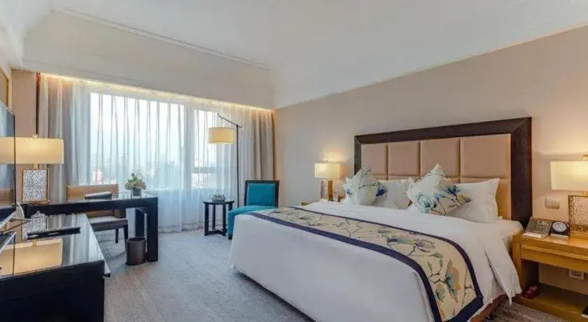 Bed in Shenyang Haiyun Jinjiang International Hotel Bed in Shenyang Haiyun Jinjiang International Hotel