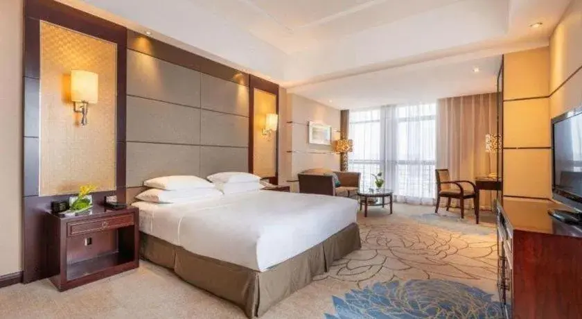 Bed in Gaosu New Century Hotel International Anhui Bed in Gaosu New Century Hotel International Anhui