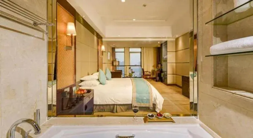 Bed in Gaosu New Century Hotel International Anhui Bed in Gaosu New Century Hotel International Anhui