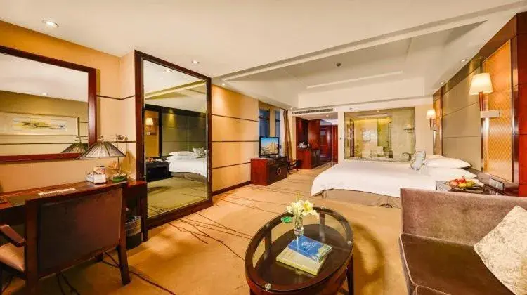 Bed in Gaosu New Century Hotel International Anhui Bed in Gaosu New Century Hotel International Anhui