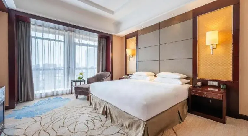 Bed in Gaosu New Century Hotel International Anhui Bed in Gaosu New Century Hotel International Anhui