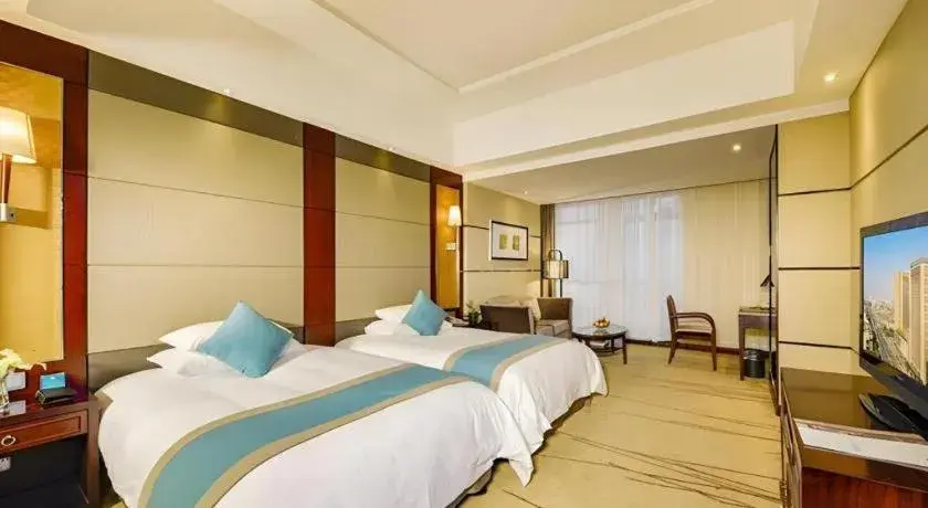 Bed in Gaosu New Century Hotel International Anhui Bed in Gaosu New Century Hotel International Anhui