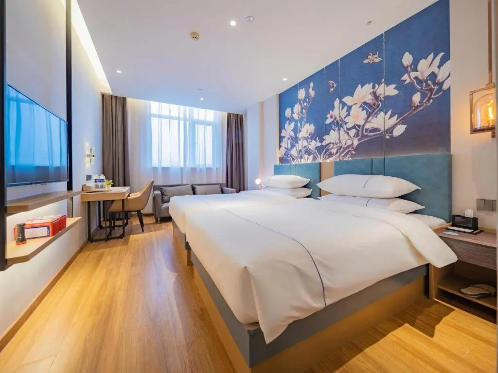 Bed in Jinjiang Inn Xian Mingguang Road