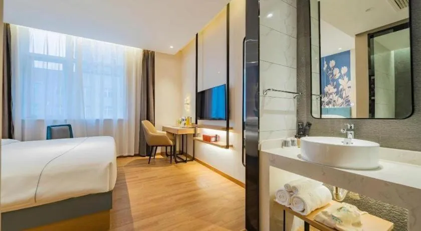 Bed in Jinjiang Inn Xian Mingguang Road