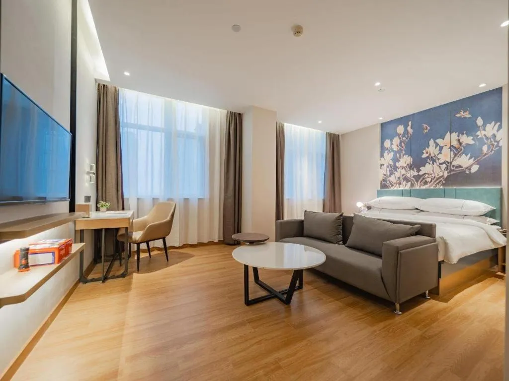 Bed in Jinjiang Inn Xian Mingguang Road