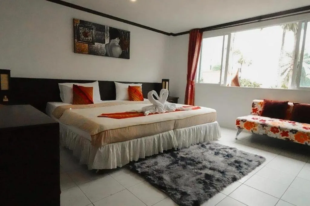 Bed in The Nice Patong Hotel