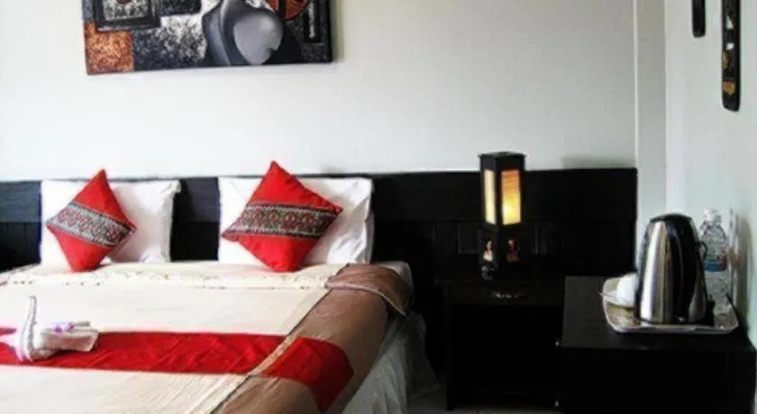 Bed in The Nice Patong Hotel