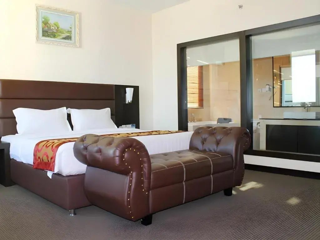 Bed in The BCC Hotel & Residence Bed in The BCC Hotel & Residence