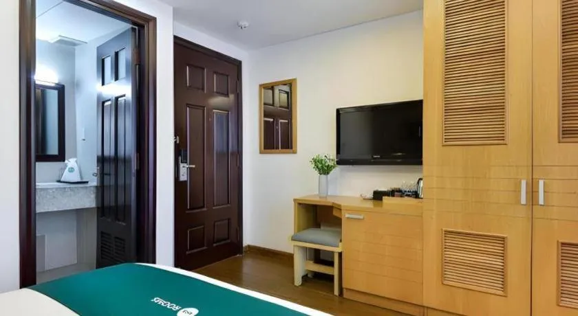 Bed in AHA Boutique Ben Thanh Hotel