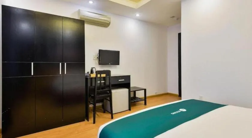 Bed in AHA Boutique Ben Thanh Hotel