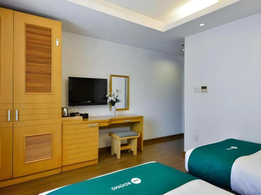 Bed in AHA Boutique Ben Thanh Hotel