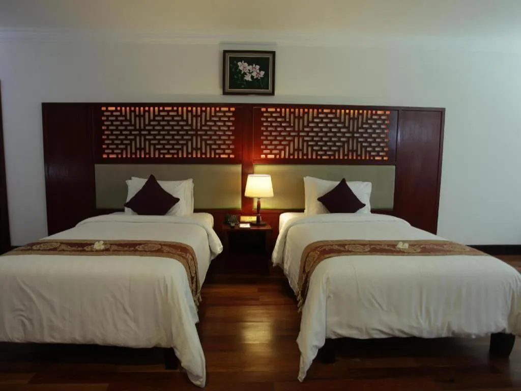 Bed in Sokhalay Angkor Residence and Spa