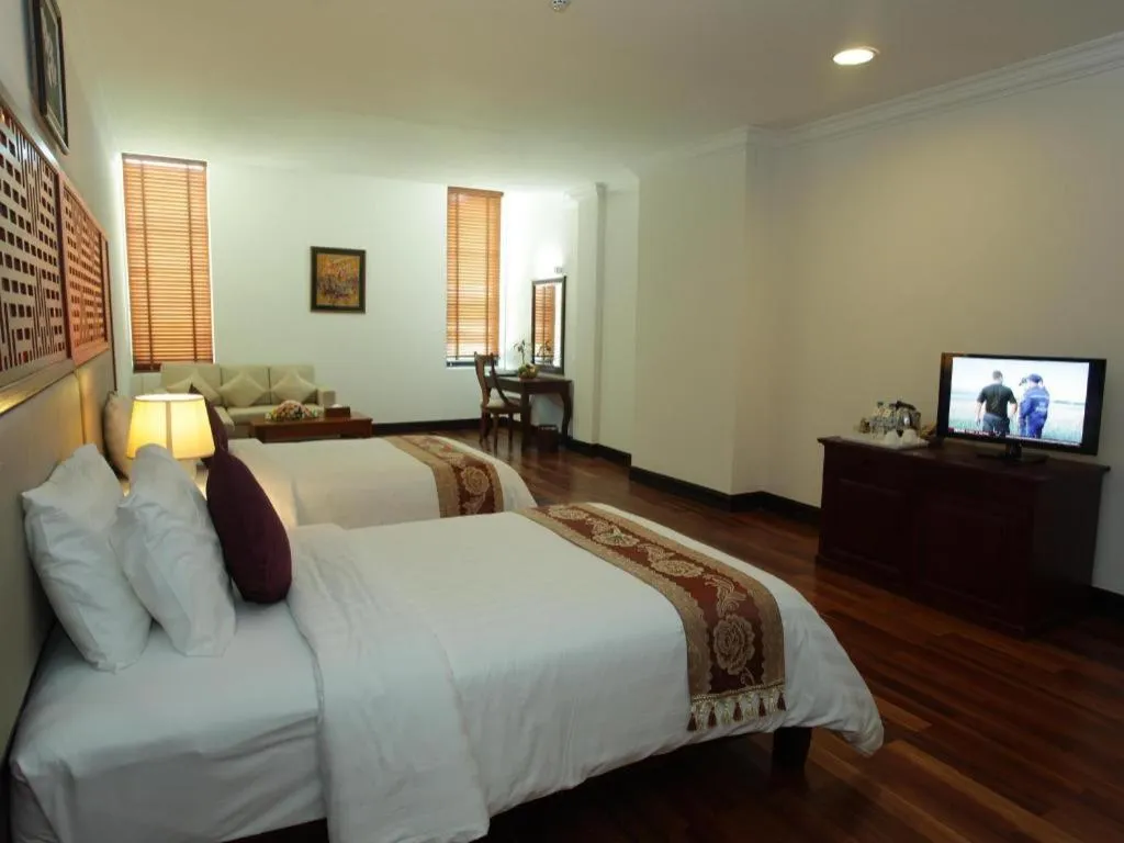 Bed in Sokhalay Angkor Residence and Spa