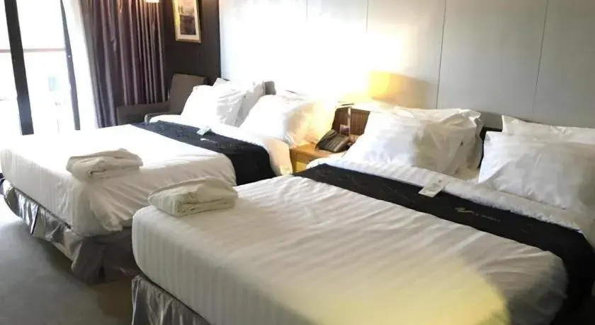 Bed in Le Monet Hotel Bed in Le Monet Hotel