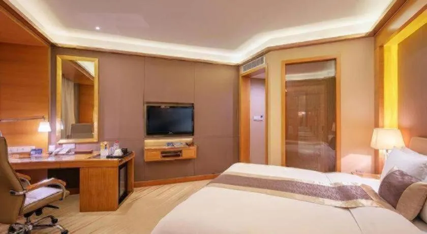 Bed in Howard Johnson by Wyndham Sunshine Plaza Ningbo