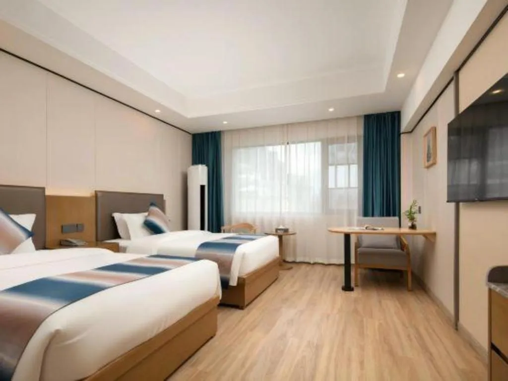 Bed in Zhangjiajie Fulante News Business Hotel
