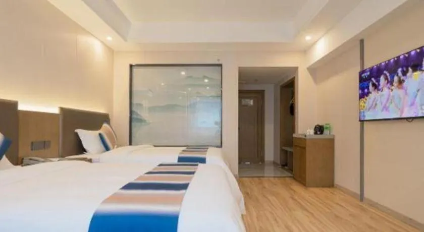 Bed in Zhangjiajie Fulante News Business Hotel