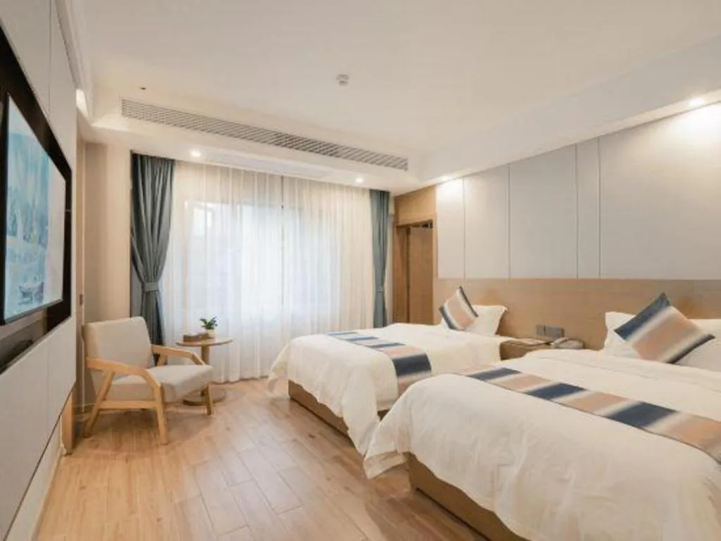 Bed in Zhangjiajie Fulante News Business Hotel