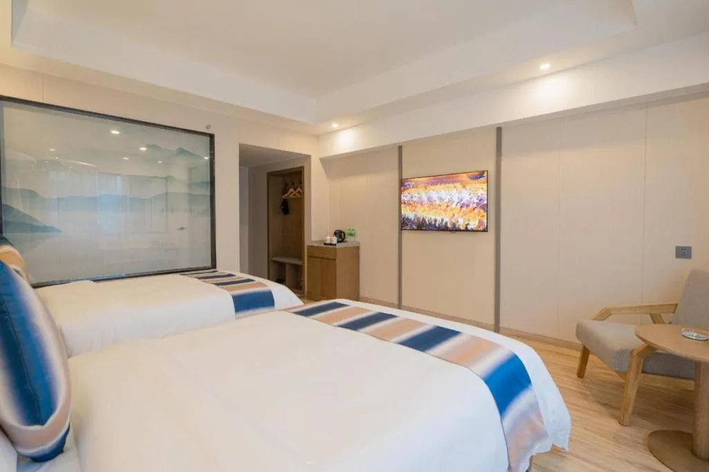 Bed in Zhangjiajie Fulante News Business Hotel