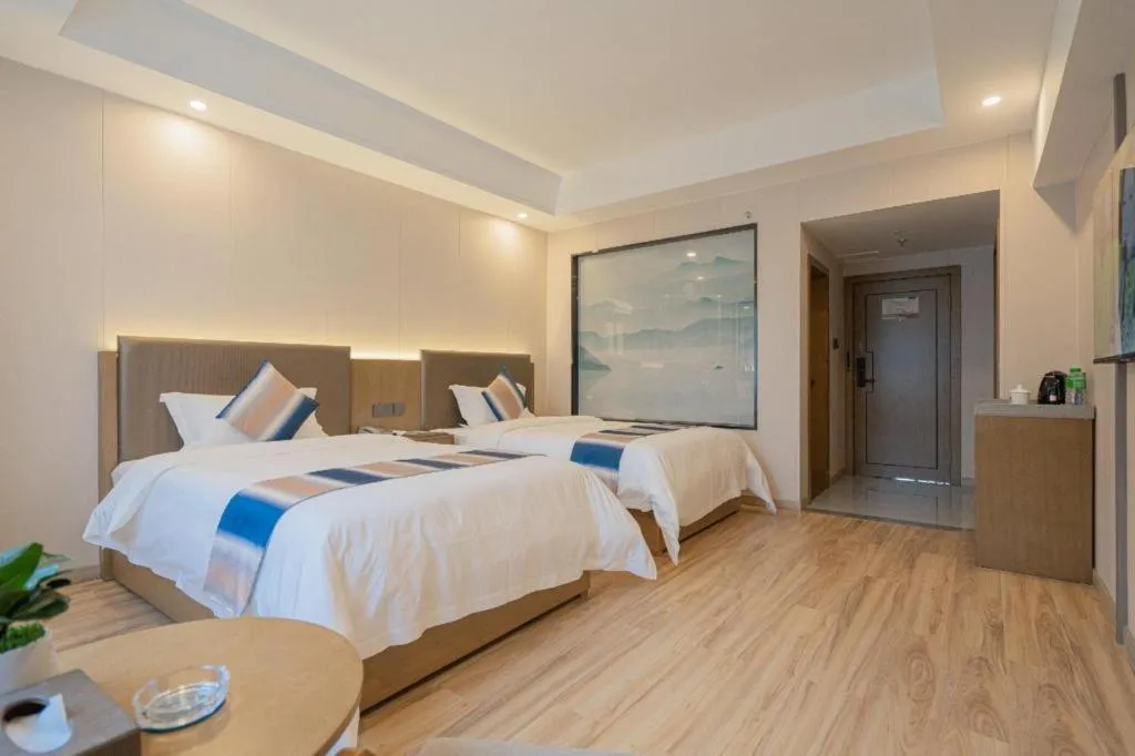 Bed in Zhangjiajie Fulante News Business Hotel