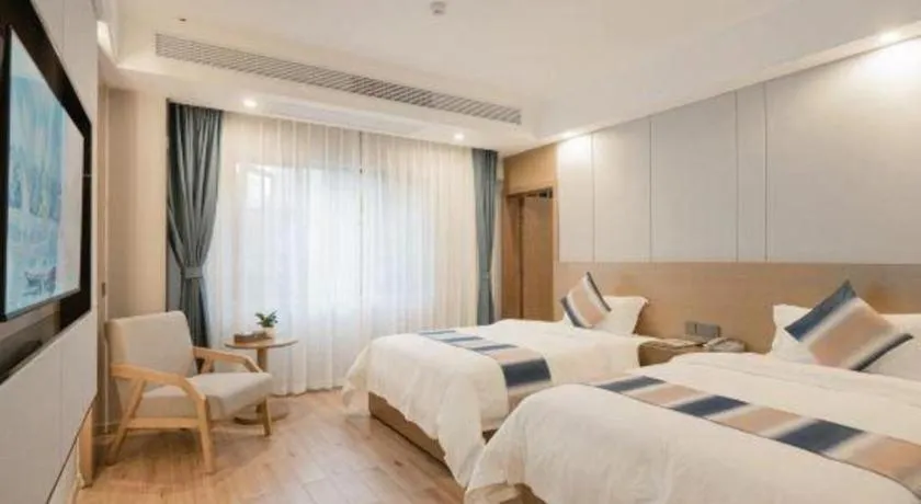 Bed in Zhangjiajie Fulante News Business Hotel