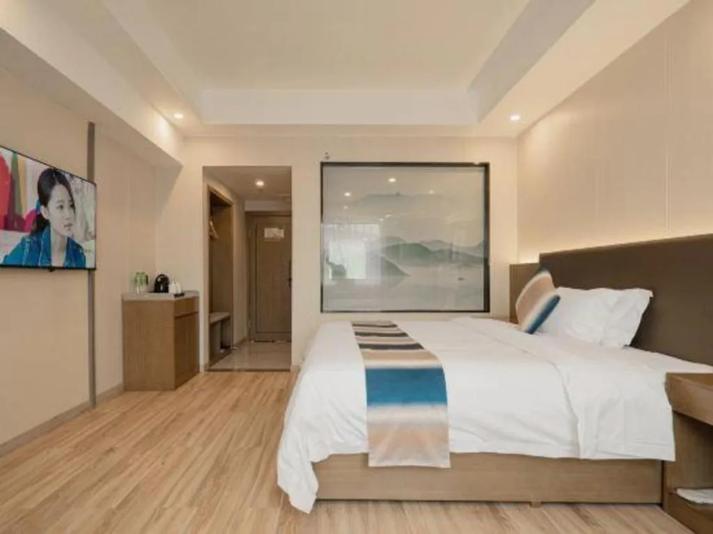 Bed in Zhangjiajie Fulante News Business Hotel