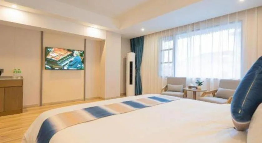 Bed in Zhangjiajie Fulante News Business Hotel
