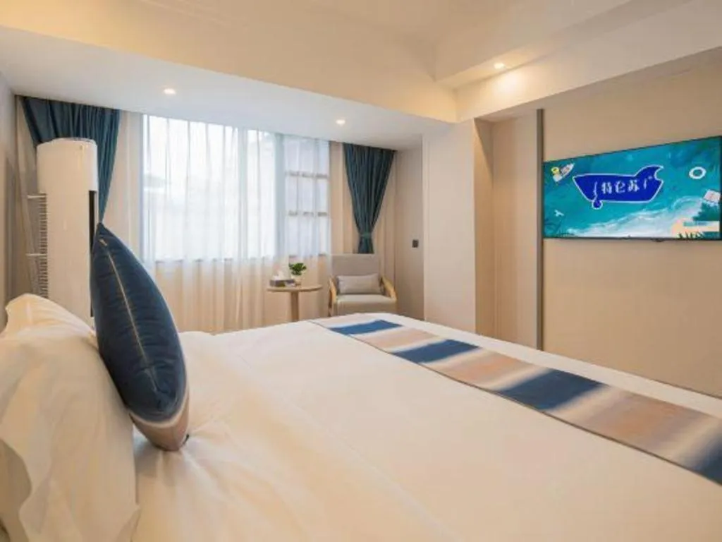 Bed in Zhangjiajie Fulante News Business Hotel