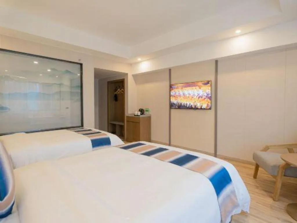 Bed in Zhangjiajie Fulante News Business Hotel
